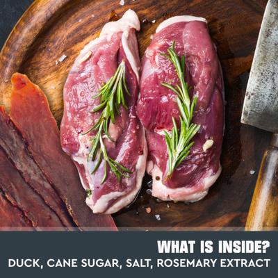 Show full view: Beloved Pets Duck Breast Human Grade Grain-Free Jerky Dog Treats, 1.5-lb bag slide 5 of 8