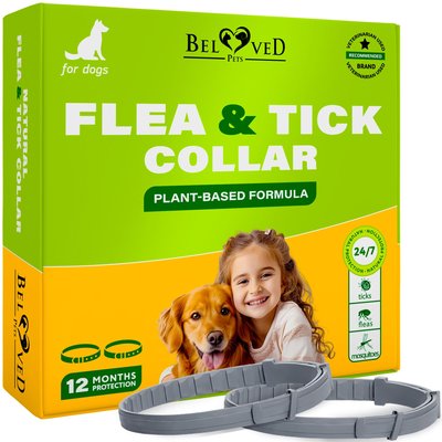 Beloved Pets Beloved Pets Natural Flea & Tick Collar for Dogs, 2 count