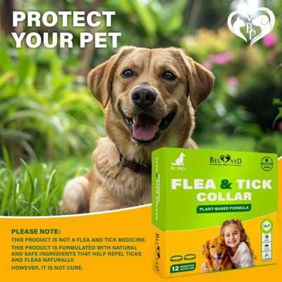 Show full view: Beloved Pets Natural Flea & Tick Collar for Dogs, 2 count slide 8 of 9