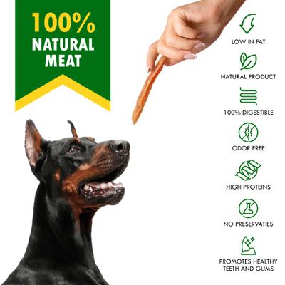 Show full view: Beloved Pets Natural Pet Dried Snacks Chicken Strips & Meat Sticks Human Grade Rawhide Free & Grain-Free Jerky Dog Treats, 10.6-oz bag slide 3 of 9