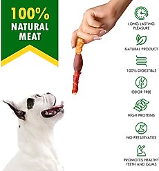 Beloved Pets Natural Pet Dried Snacks Triple Duck, Chicken & Meat Flavor Human Grade Grain-Free Rawhide Dog Chews, 10.6-oz bag slide 2 of 7
