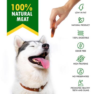 Show full view: Beloved Pets Sweet Potato Wrapped Natural Grain-Free Meat with Chicken Dog Chew Treats, 10.6-oz bag slide 3 of 10