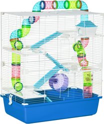 Bencmate Indoor 5-Tier Hamster Cage, Blue, X-Large: 23.25 x 14.25 x 27.25-in