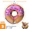 Show in main carousel: Bencmate Protective Inflatable Soft Pet Recovery Does Not Block Vision Recovery Collar for Dogs & Cats, Donut-Strawberry, Small slide 3 of 9