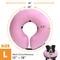 Show in main carousel: Bencmate Protective Inflatable Soft Pet Recovery Does Not Block Vision Recovery Collar for Dogs & Cats, Pink, Large slide 3 of 9
