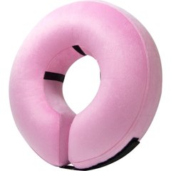 Bencmate Protective Inflatable Soft Pet Recovery Does Not Block Vision Recovery Collar for Dogs & Cats, Pink, X-Large