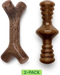 Benebone 2-Pack Maplestick Zaggler Dog Chew Toy, Large