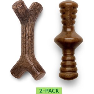 Benebone 2-Pack Maplestick Zaggler Dog Chew Toy, Large