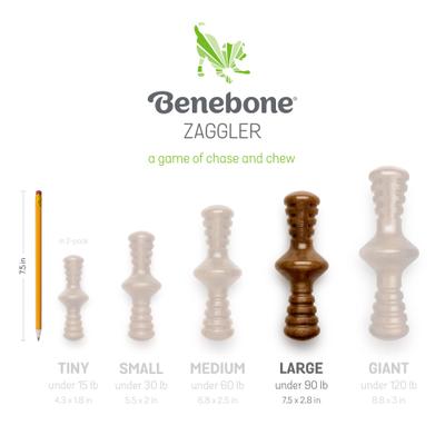 Show full view: Benebone 2-Pack Maplestick Zaggler Dog Chew Toy, Large slide 8 of 11