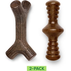 Benebone 2-Pack Maplestick Zaggler Dog Chew Toy, Medium