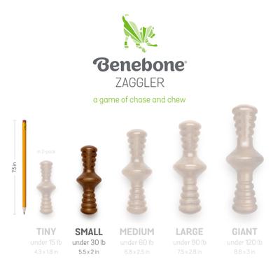 Show full view: Benebone 2-Pack Maplestick Zaggler Dog Chew Toy, Small slide 7 of 10