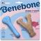 Show in main carousel: Benebone 2-Pack Rubber Bone/Wishbone Bacon Puppy Chew Toy slide 1 of 9