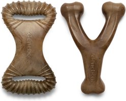 Benebone 2-Pack Wishbone Dental Chew Dog Toy, Medium