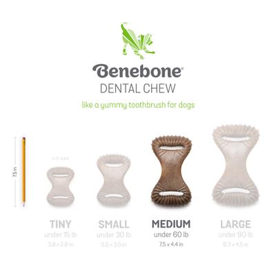Show full view: Benebone 2-Pack Wishbone Dental Chew Dog Toy, Medium slide 4 of 10