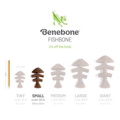 Show full view: Benebone 2-Pack Wishbone Fishbone Dog Chew Toy, Small slide 4 of 10