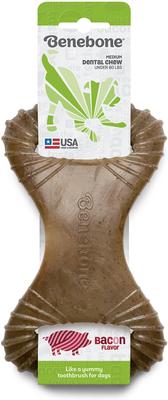 Show full view: Benebone Bacon Flavor Dental Tough Dog Chew Toy, Medium slide 3 of 9