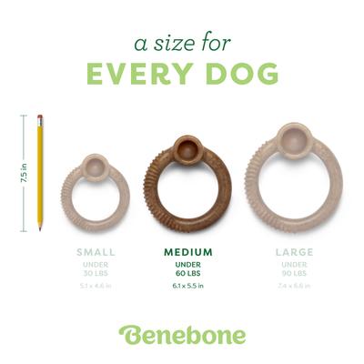 Show full view: Benebone Bacon Flavor Ring Tough Dog Chew Toy, Medium slide 6 of 10