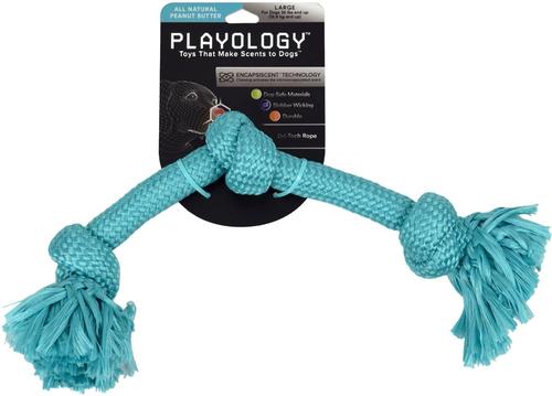 Show full view: Benebone Bacon Flavor Wishbone Tough Chew Toy, Medium + Playology All Natural Dri-Tech Rope Dog Toy, Large, Peanut Butter Scented slide 5 of 8