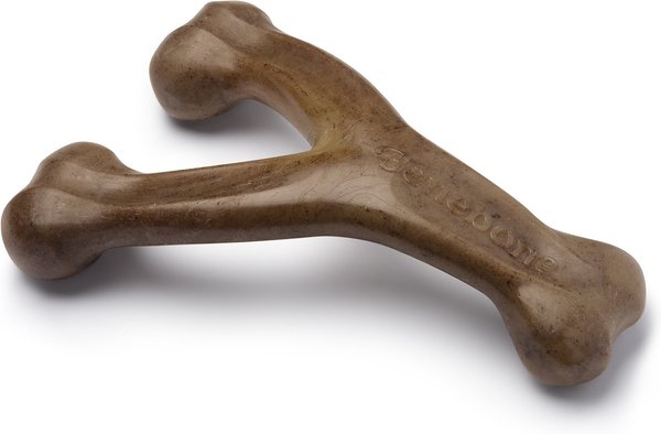 Benebone Bacon Flavor Wishbone Tough Dog Chew Toy
