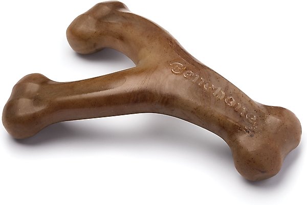 Benebone Bacon Flavor Wishbone Tough Dog Chew Toy