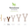 Benebone Bacon Flavor Wishbone Tough Dog Chew Toy