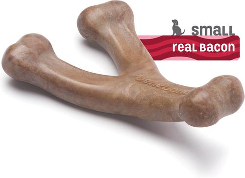Show full view: Benebone Bacon Flavor Wishbone Tough Puppy Chew Toy slide 5 of 10