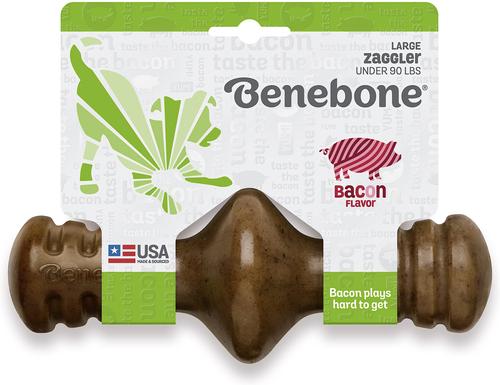 Show full view: Benebone Bacon Flavor Zaggler Tough Dog Chew Toy, Large slide 4 of 10