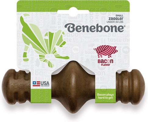 Show full view: Benebone Bacon Flavor Zaggler Tough Dog Chew Toy, Small slide 3 of 9