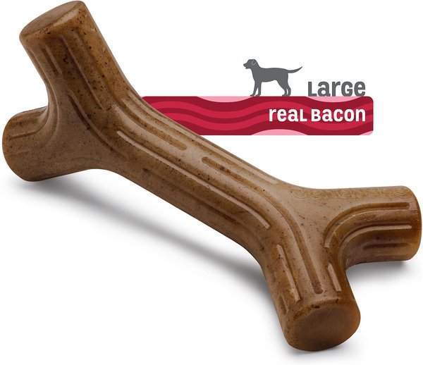 Show full view: Benebone Bacon Stick Tough Dog Chew Toy, Large slide 4 of 10