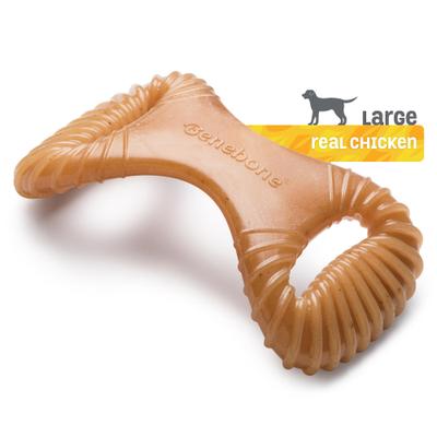 Show full view: Benebone Chicken Flavor Dental Tough Dog Chew Toy, Large slide 4 of 9