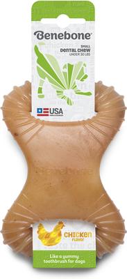 Show full view: Benebone Chicken Flavor Dental Tough Dog Chew Toy, Small slide 3 of 9
