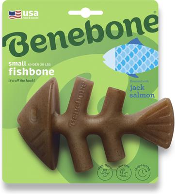 Show full view: Benebone Fishbone Dog Chew Toy, Small slide 3 of 7