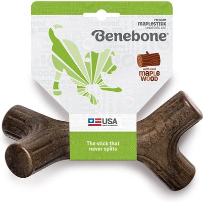 Show full view: Benebone Maplestick Tough Dog Chew Toy, Medium slide 3 of 10