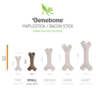 Show full view: Benebone Maplestick Tough Dog Chew Toy, Small slide 6 of 10