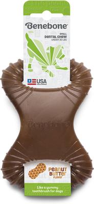 Show full view: Benebone Peanut Butter Flavor Dental Tough Dog Chew Toy, Small slide 3 of 9