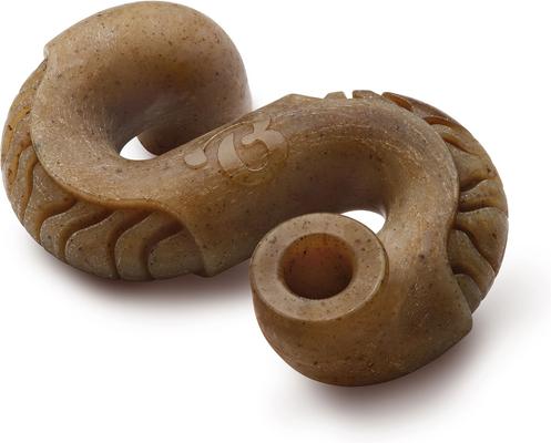 Show full view: Benebone Tripe Bone Tough Dog Chew Toy, Brown, Medium slide 5 of 9