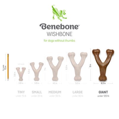 Show full view: Benebone Wishbone Chicken Flavor Chew Dog Toy slide 4 of 6