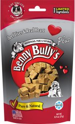 Benny Bullys Beef Liver & Beef Heart Raw Freeze-Dried Cat Treats, 0.7-oz bag