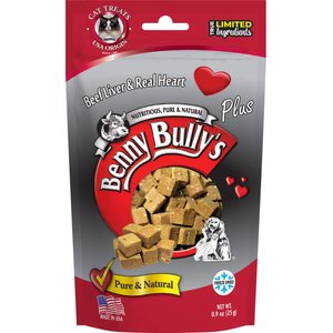 Benny Bullys Beef Liver & Beef Heart Raw Freeze-Dried Cat Treats