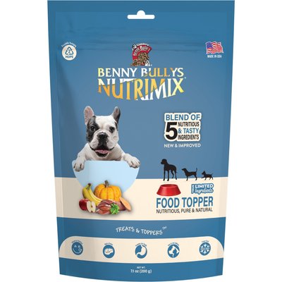Benny Bullys Benny Bullys Beef NutriMix Raw Freeze-Dried Dog Food Topper, 7.1-oz bag