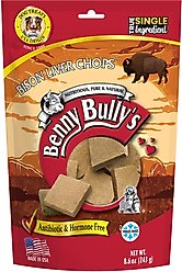 Benny Bullys Bison Liver Chops Raw Freeze-Dried Dog Treats, 8.6-oz bag