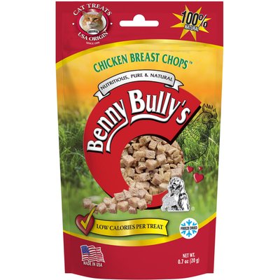 Benny Bullys Benny Bullys Chicken Breast Chops Freeze-Dried Cat Treats, .7-oz bag