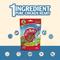 Show in main carousel: Benny Bullys Chicken Whole Heart Raw Freeze-Dried Dog Treats, 2.1-oz bag slide 4 of 7