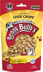 Benny Bullys Liver Chops Raw Freeze-Dried Cat Treats, 1.0-oz bag