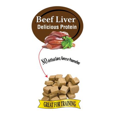 Show full view: Benny Bullys Liver Chops Raw Freeze-Dried Cat Treats, 1.0-oz bag slide 5 of 6