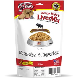 Benny Bullys Liver Mix Crumbs & Powder Freeze-Dried Dog Topper