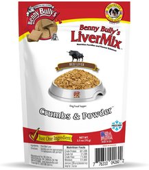 Benny Bullys Liver Mix Crumbs & Powder Freeze-Dried Dog Topper, 2.5-oz bag