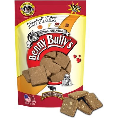 Benny Bullys Benny Bullys Liver NutriMix Freeze-Dried Dog Treats, 2.1-oz bag