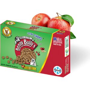 Benny Bullys Mini Chops Smart Pack Beef Liver Plus Apple Freeze-Dried Dog Treats, .6-oz box