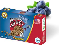 Benny Bullys Mini Chops Smart Pack Beef Liver Plus Blueberry Freeze-Dried Dog Treats, .6-oz box